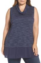 Women's Two By Vince Camuto Space Dyed Cowl Neck Tank