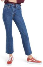 Women's Madewell Rigid Demi Boot Crop Jeans - Blue