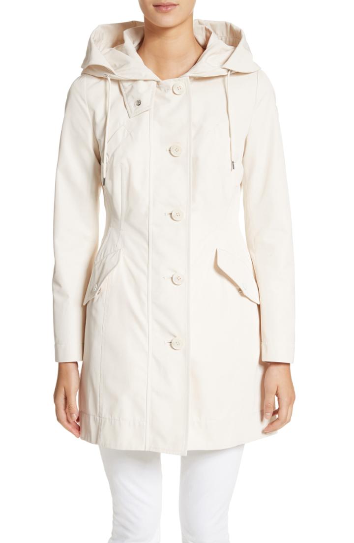 Women's Moncler Audrey Water Resistant Hooded Raincoat