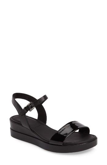 Women's Ecco Touch - Plateau Sandal -4.5us / 35eu - Black