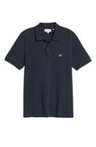 Men's Lacoste Jersey Interlock Fit Polo, Size 4(m) - Blue