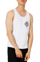 Men's Topman Cali Graphic Tank - White