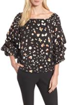 Women's Halogen Gathered Sleeve Top - Pink