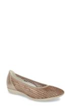 Women's Mephisto Evelyne Perforated Flat
