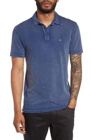 Men's John Varvatos Star Usa Short Sleeve Polo, Size - Blue