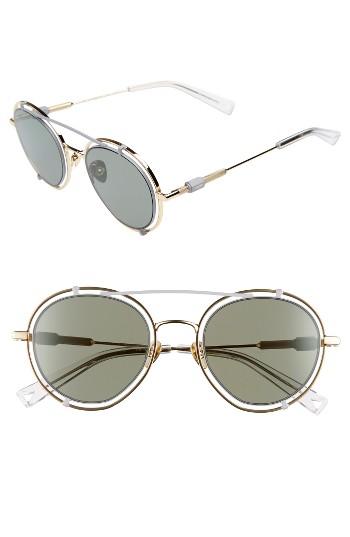 Women's Haze Pyn 55mm Mirrored Sunglasses - Golden
