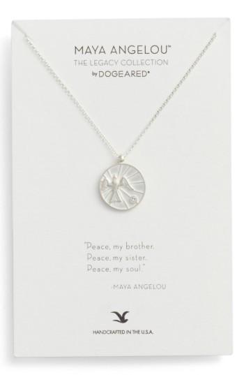 Women's Dogeared The Legacy Collection - Peace, My Brother Pendant Necklace