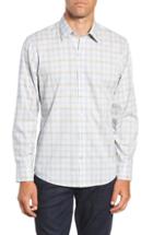 Men's Zachary Prell Mourad Fit Sport Shirt, Size Medium - Grey
