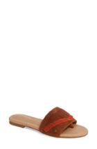 Women's Ugg Binx Fringe Slide Sandal M - Brown