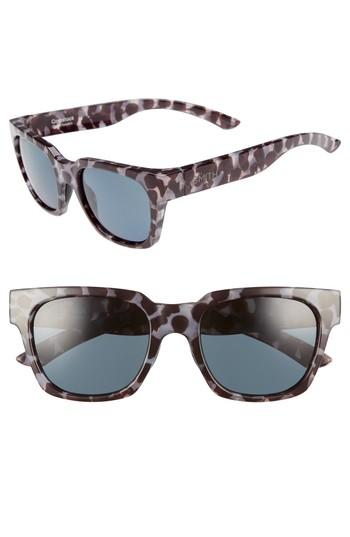 Women's Smith 'comstock' 52mm Rectangular Sunglasses - Chocolate Tortoise