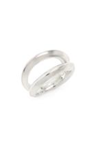 Women's Tory Burch Wishbone Sterling Silver Ring