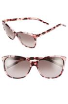 Women's Marc Jacobs 57mm Oversized Sunglasses - Pink Havana