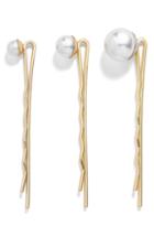 Baublebar Aida Set Of 3 Hairpins, Size - Metallic