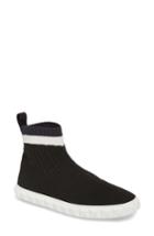 Women's Stuart Weitzman Coverall High Top Sock Sneaker M - Black