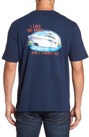 Men's Tommy Bahama Big Boats Standard Fit T-shirt - Blue