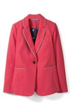 Women's Boden Tipped Cotton Blazer - Pink
