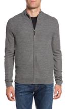 Men's Nordstrom Men's Shop Honeycomb Zip Sweater