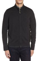 Men's Thomas Dean Merino Blend Full Zip Cardigan