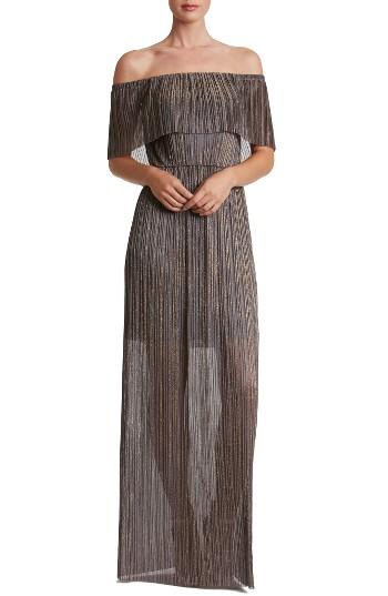 Women's Dress The Population Athena Maxi Dress - Grey