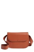 Steven Alan Shane Calfskin Leather Saddle Bag -