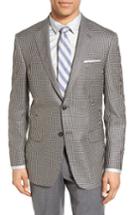 Men's Hart Schaffner Marx Classic Fit Check Silk & Wool Sport Coat