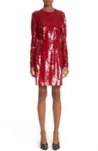 Women's Stella Mccartney Katie Sequin Dress Us / 44 It - Red