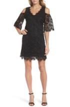 Women's Kobi Halperin Edna Cold Shoulder Lace Dress - Black