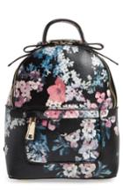Bp. Mini Floral Faux Leather Mini Backpack -