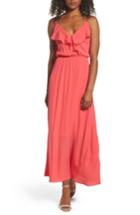 Women's Fraiche By J Blouson Maxi Dress - Red