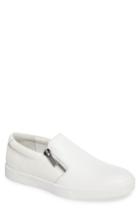Men's Calvin Klein Ibiza Slip-on Zip Sneaker .5 M - White