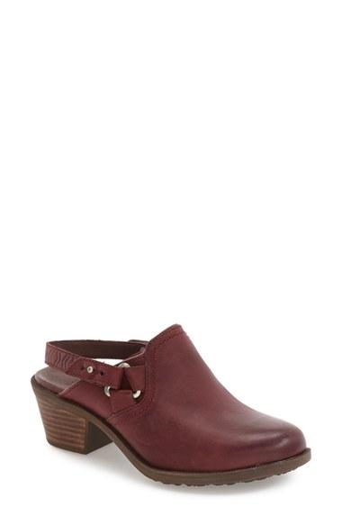 Women's Teva 'foxy' Slingback Clog M - Burgundy