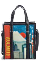 Balenciaga Extra Small Bazaar Leather Shopper - Red