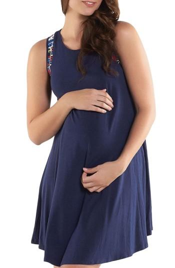 Women's Tart Maternity 'octavia' Maternity Dress - Blue