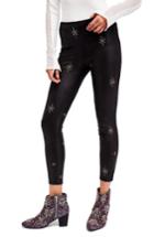 Women's Free People Embellished Faux Leather Skinny Pants