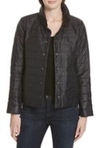 Women's Eileen Fisher Quilted Jacket, Size - Black