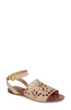 Women's Tory Burch May Perforated Ankle Strap Sandal M - Pink