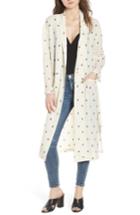 Women's Leith Print Duster, Size - Ivory