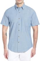 Men's Peter Millar Heritage Chambray Sport Shirt - Blue