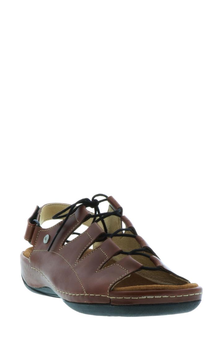 Women's Wolky Kite Lace-up Sandal .5-8us / 39eu - Brown