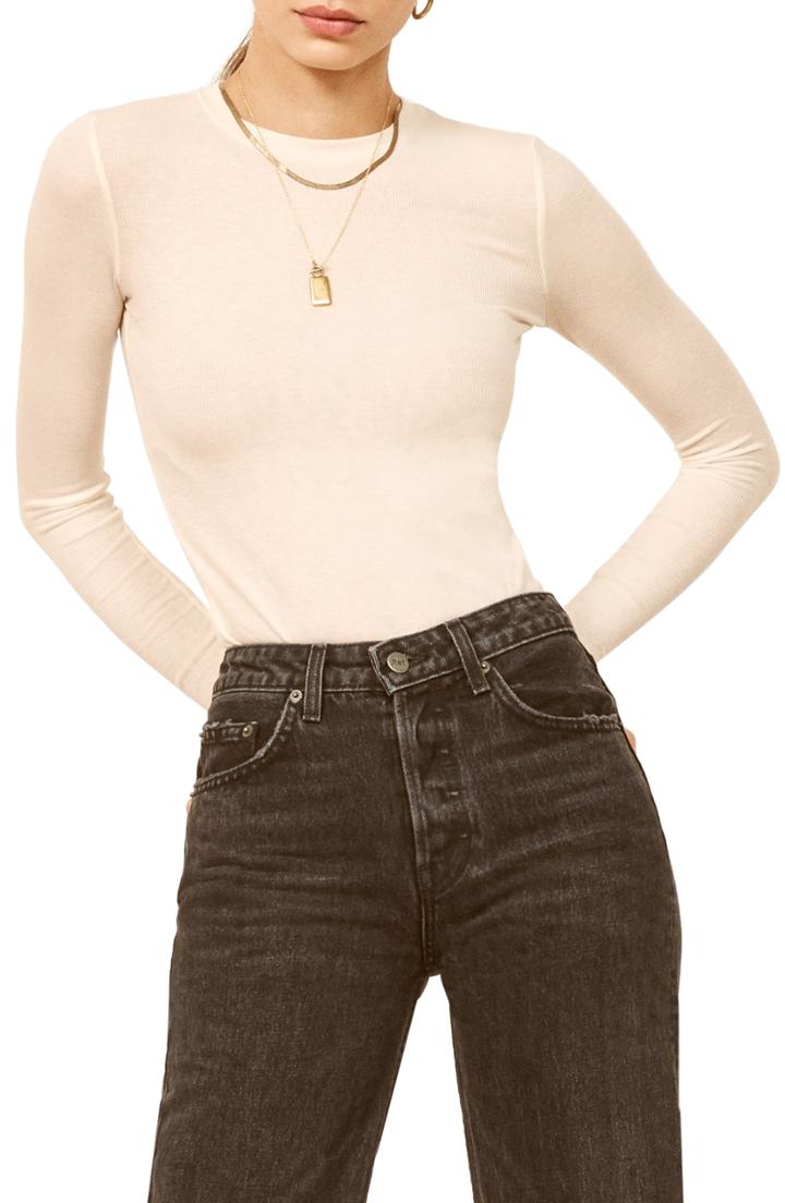 Women's Parker Davy Ribbed Tee - Black