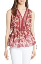 Women's Kate Spade New York Paisley Blossom Top, Size - Red