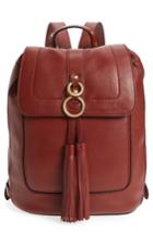 Cole Haan Cassidy Rfid Pebbled Leather Backpack - Brown