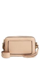Cole Haan Cassidy Rfid Pebbled Leather Camera Bag - Beige