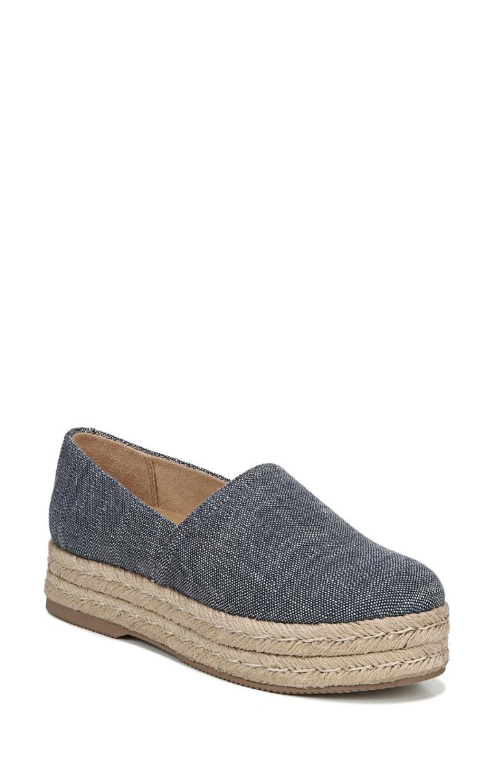 Women's Naturalizer Thea Iii Espadrille Slip-on .5 W - Blue
