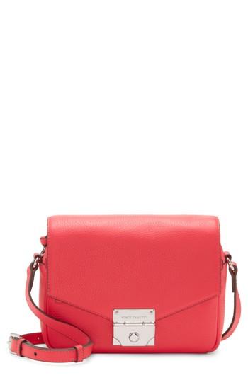 Vince Camuto Stina Leather Crossbody Bag - Red