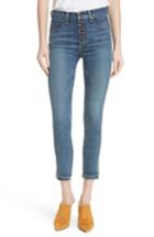Women's Veronica Beard Debbie Released Hem Skinny Jeans - Blue