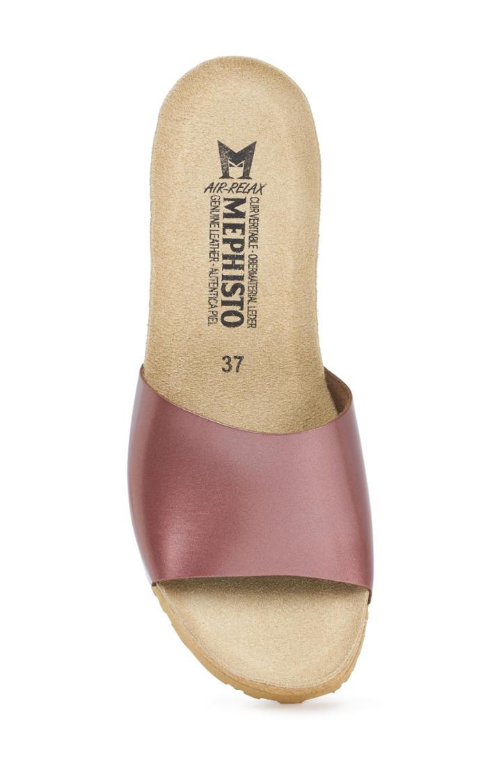 Women's Mephisto Lise Platform Wedge Sandal M - Red