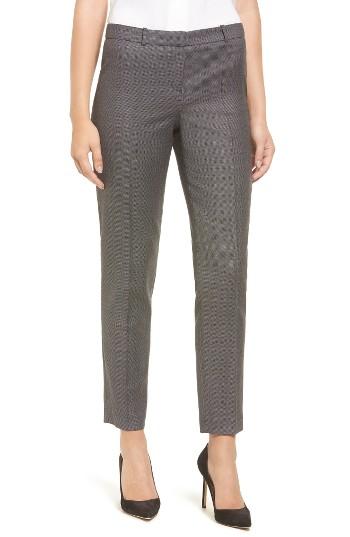 Women's Boss Tiluna Slim Wool Ankle Trousers R - Grey