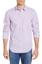 Men's Vineyard Vines Point Gammon Slim Fit Gingham Sport Shirt - Red