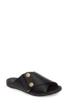Women's Calvin Klein Pamice Cross Strap Sandal M - Black